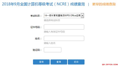 計算機二級考試成績查詢指南與國二成績查詢入口